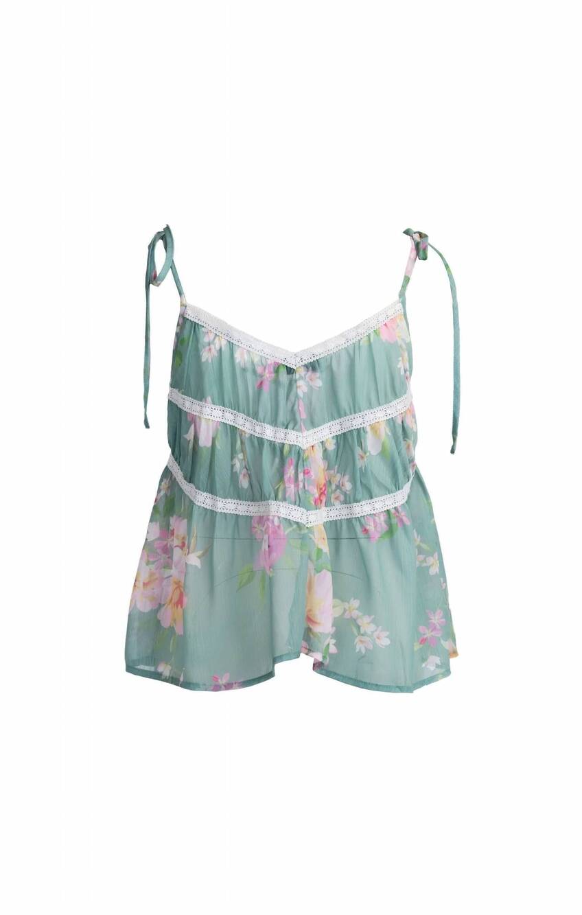 NEW SADIE & SAGE women's desert rose top in sage